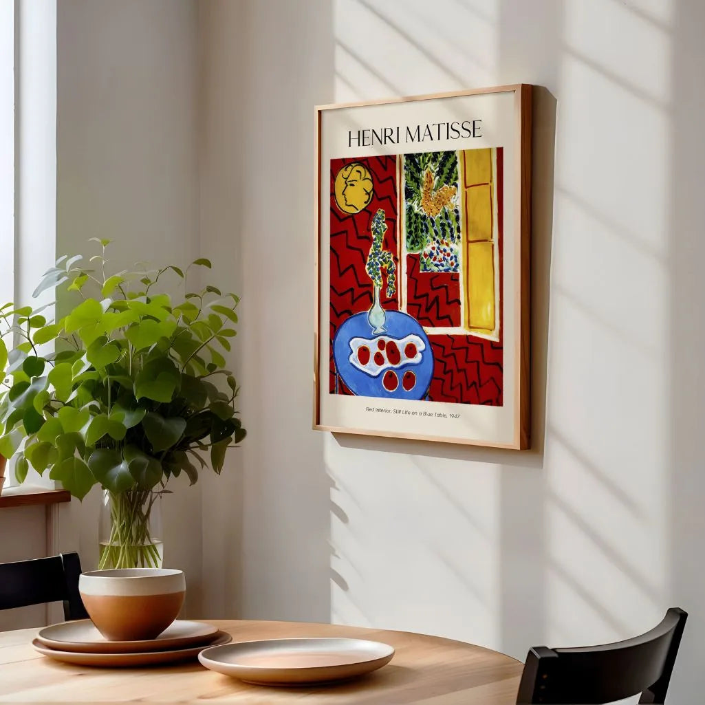 Henri Matisse Red Interior Poster