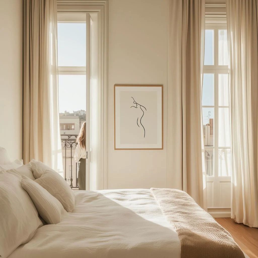 Sensual Body Line Art Poster