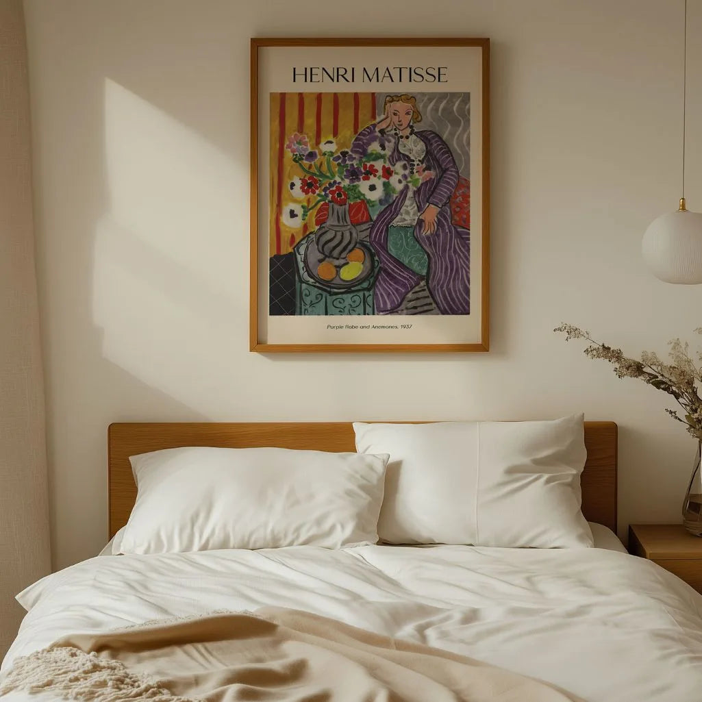 Henri Matisse Purple Robe Floral Poster