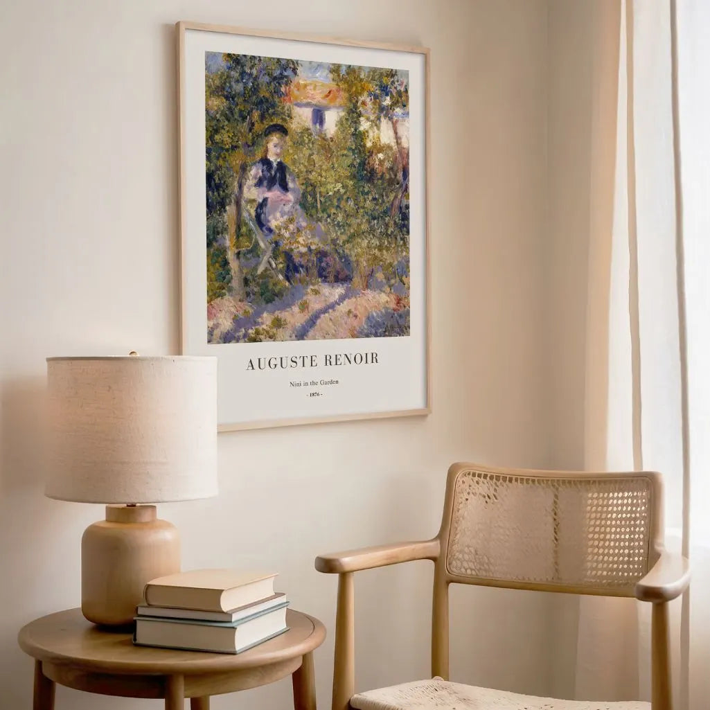 Auguste Renoir – Nini au jardin Affiche