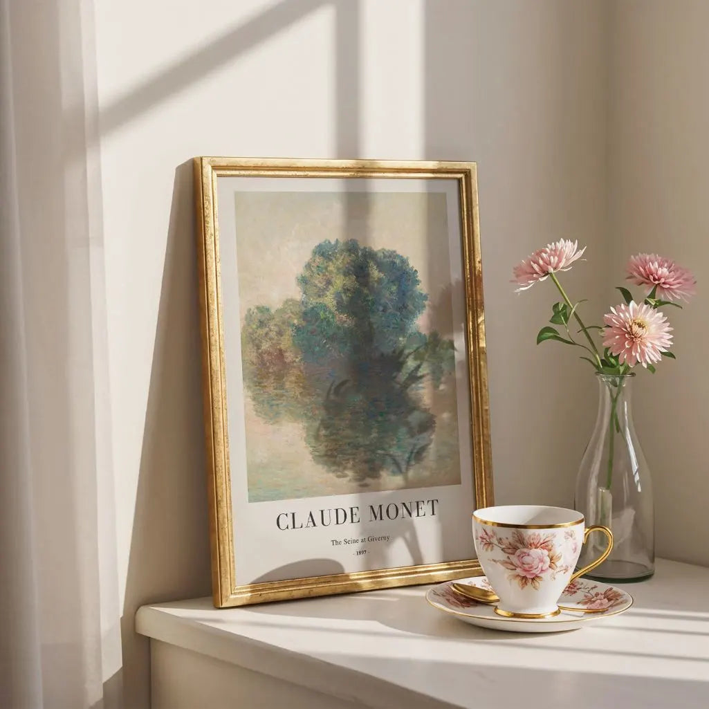 Claude Monet Seine at Giverny Poster