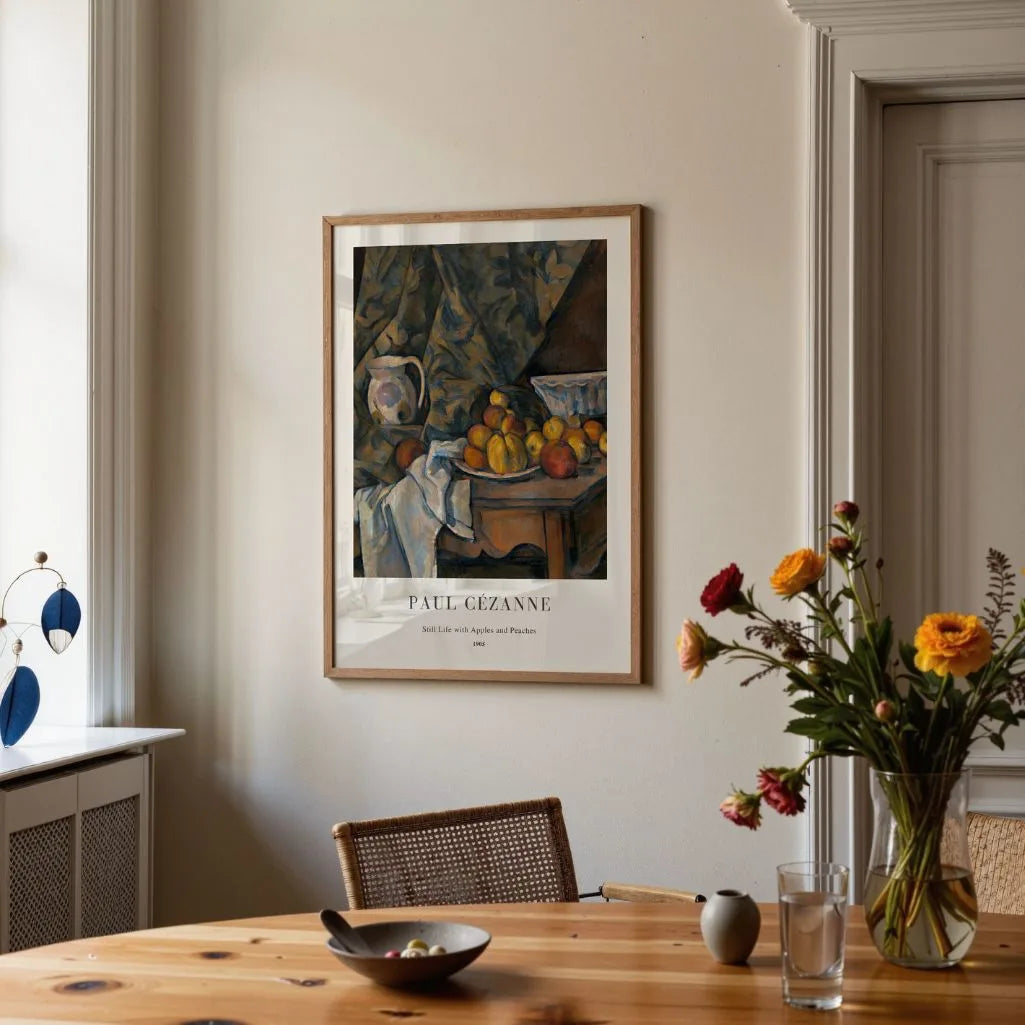 Paul Cézanne Still Life with Apples and Peaches Poster