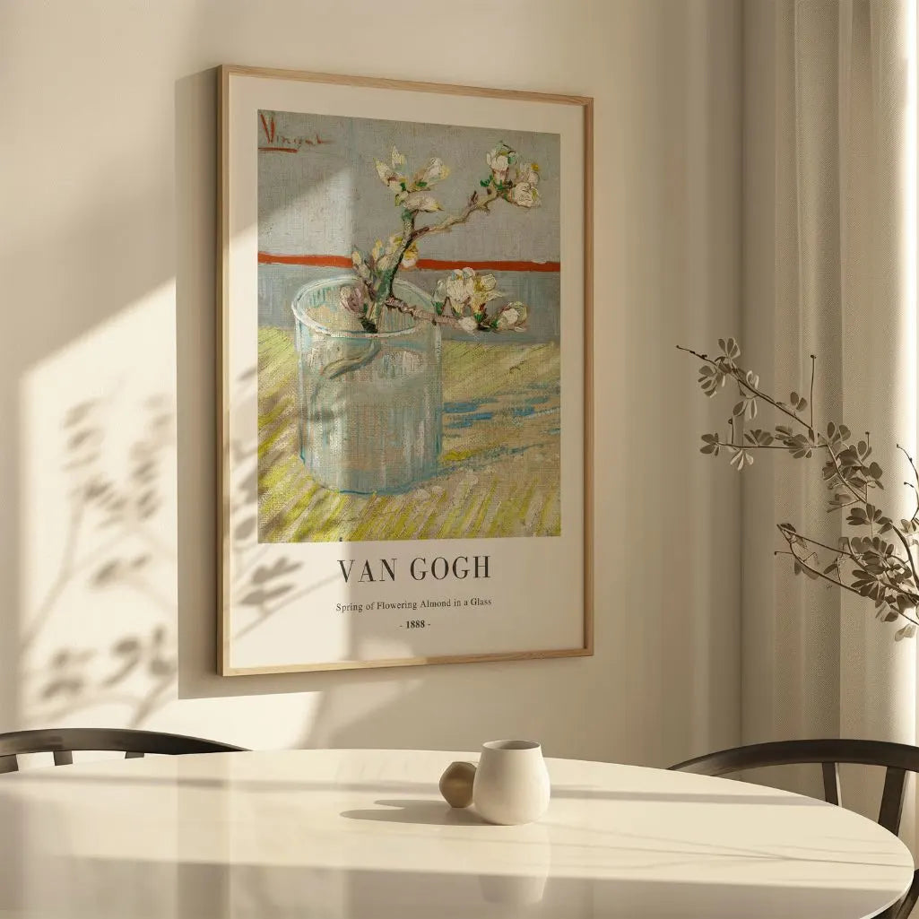 Affiche Vincent van Gogh – Amandier en fleurs dans un verre