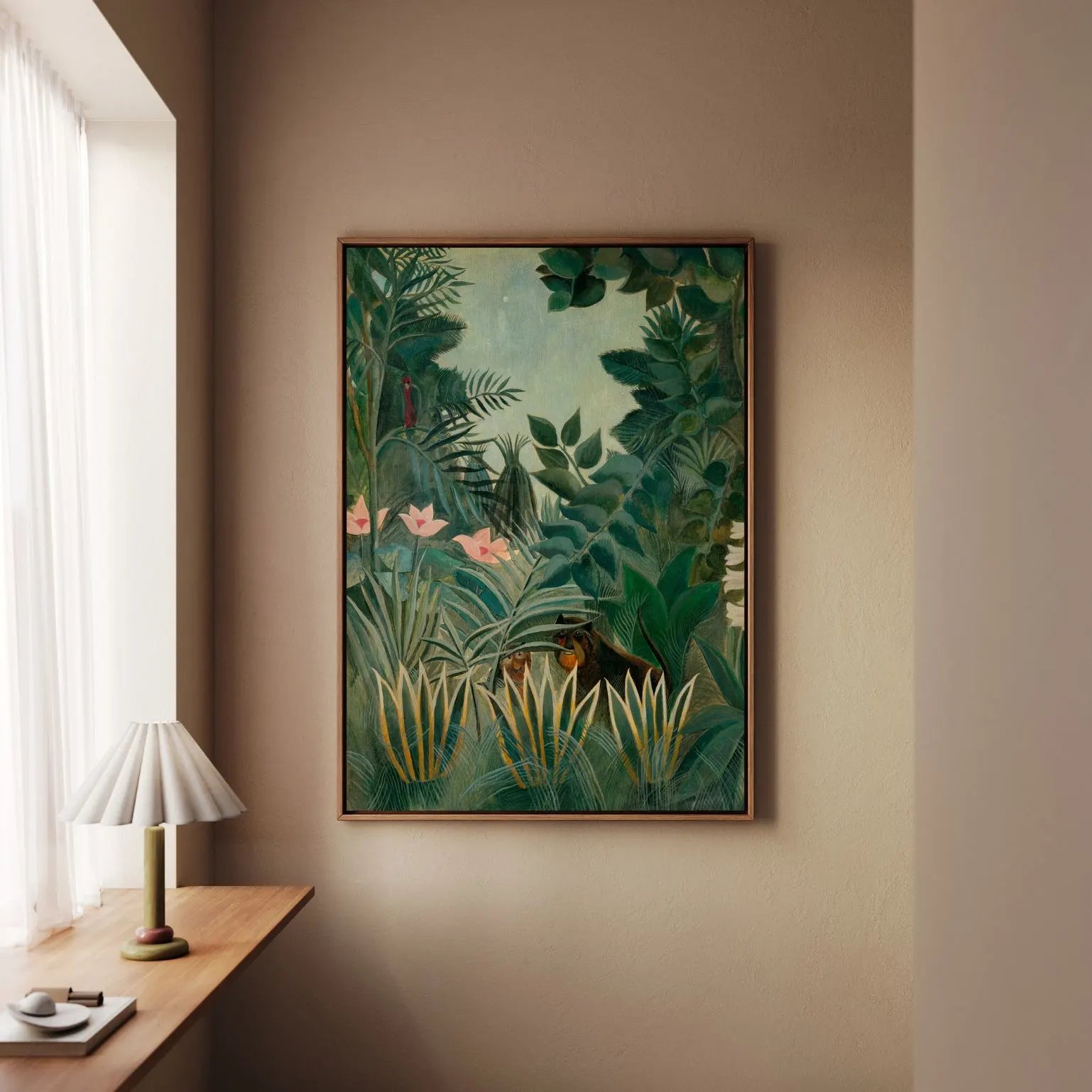Framed Canvas Print Equatorial Jungle