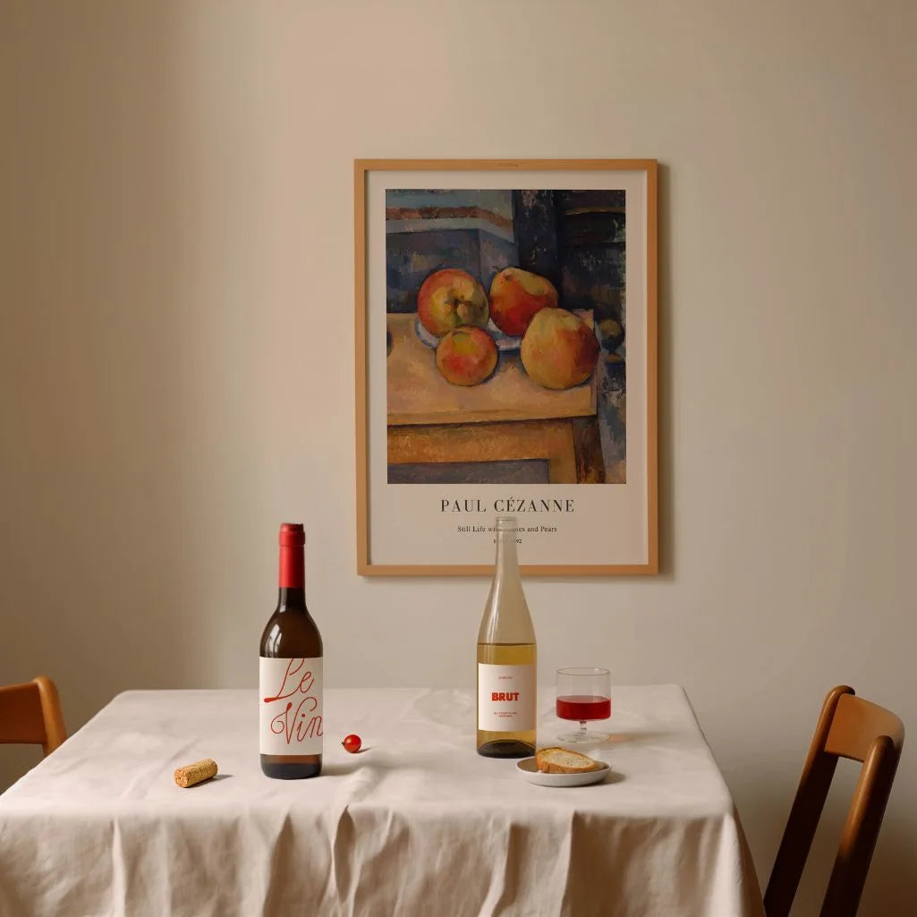 Paul Cézanne Still Life with Apples and Pears Poster