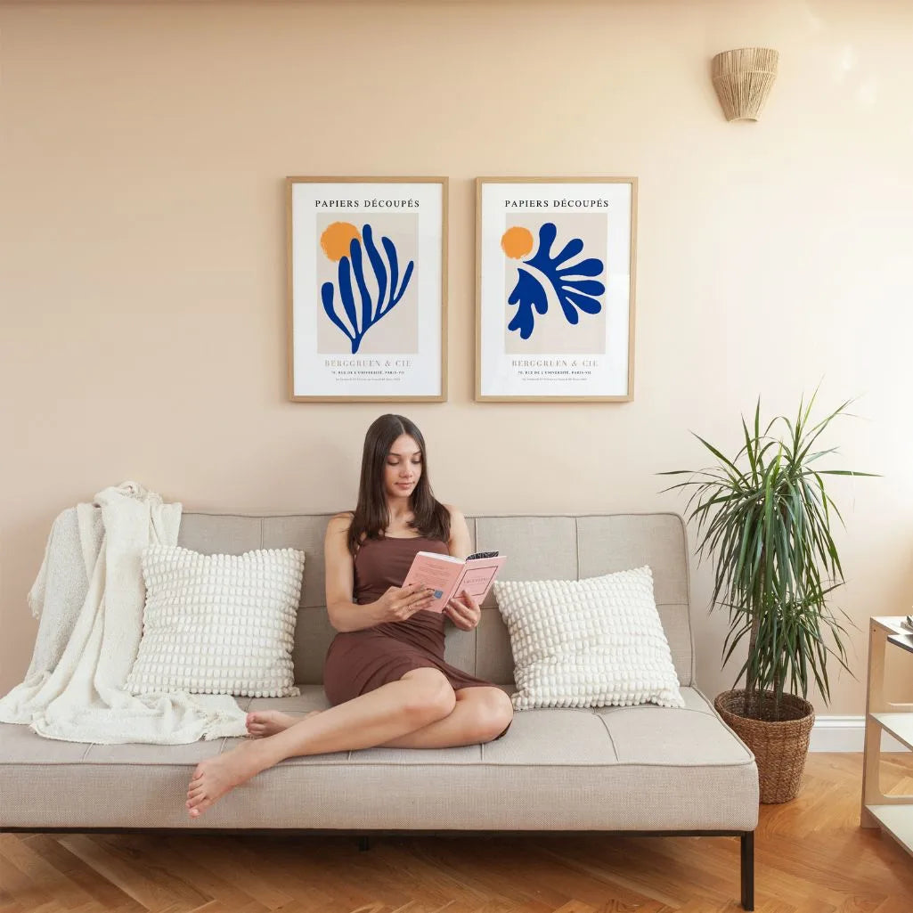 Henri Matisse Blue Cutouts Poster Set of 2