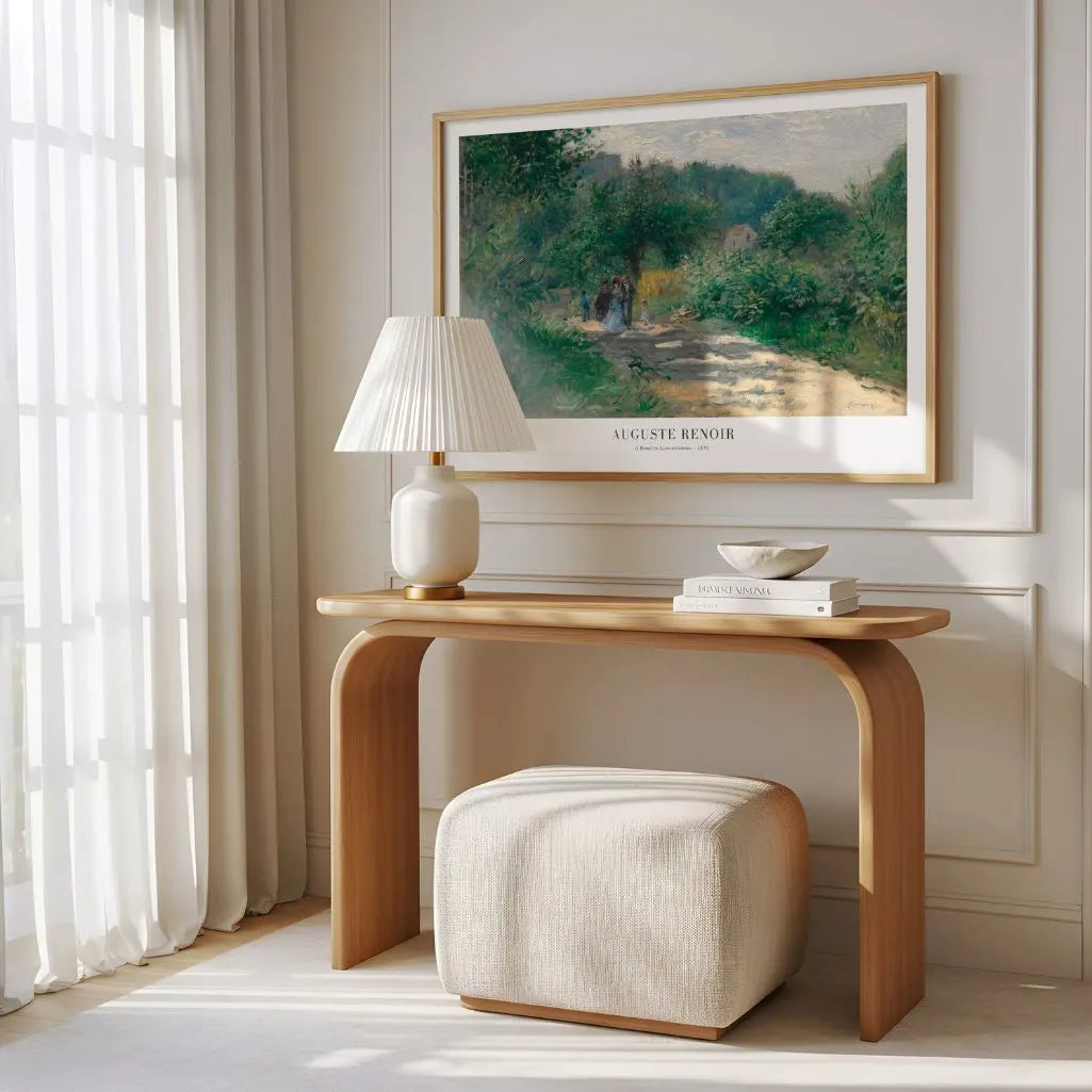 Auguste Renoir Road in Louveciennes Poster