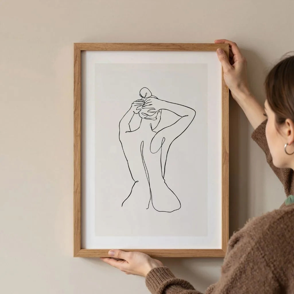 Affiche – Corps féminin subtil