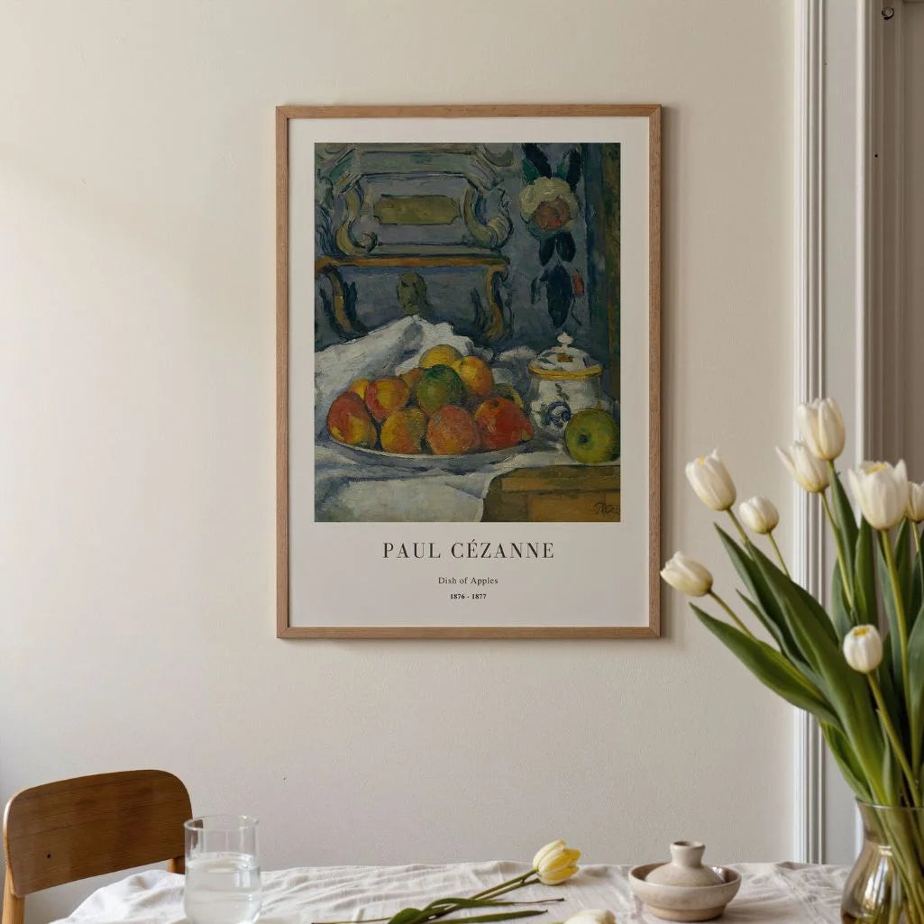 Paul Cézanne Dish of Apples Poster