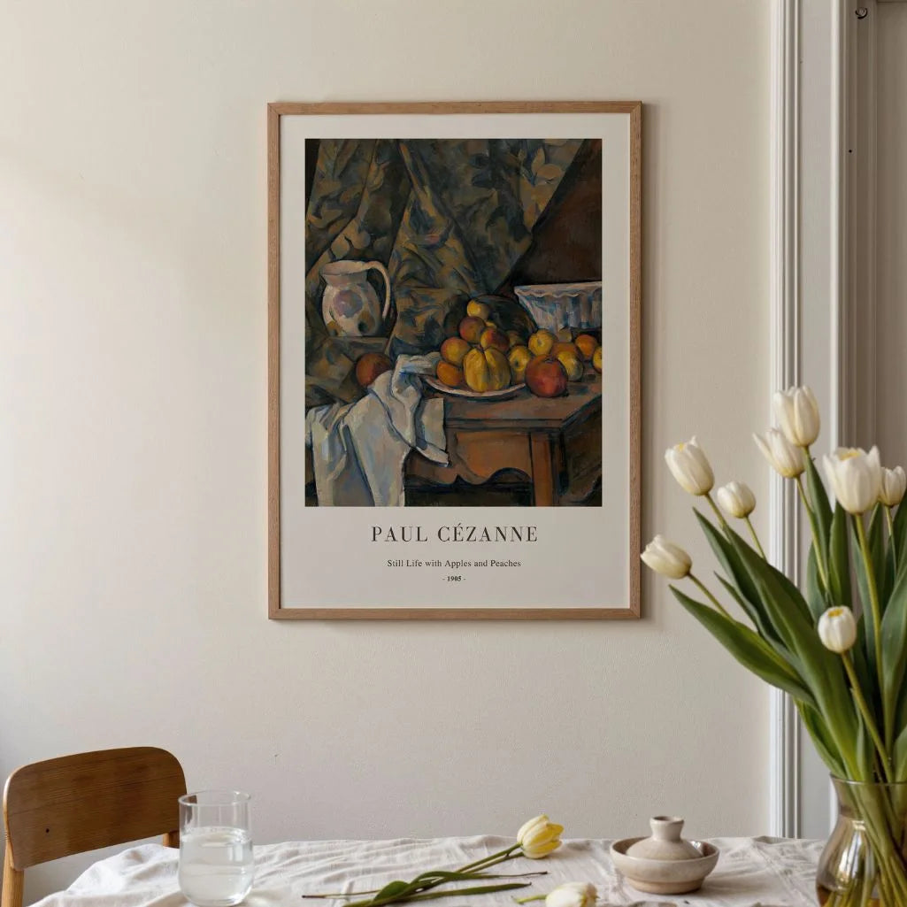 Paul Cézanne Still Life with Apples and Peaches Poster