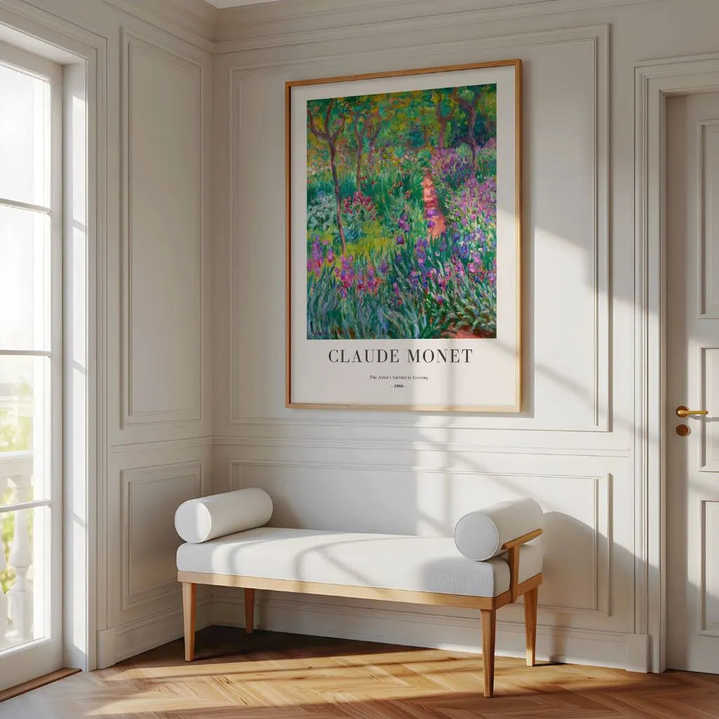 Claude Monet – Le Jardin de l’artiste à Giverny Affiche
