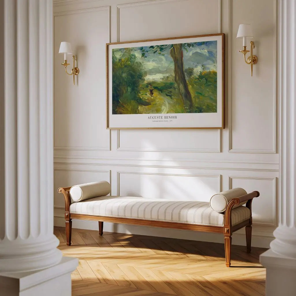 Auguste Renoir After-Storm Landscape Poster