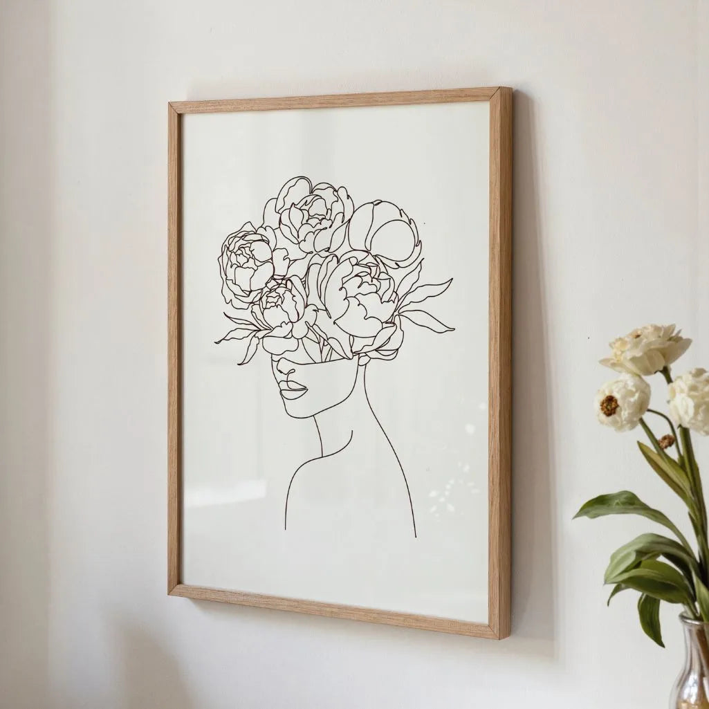 Affiche – Pensée florale
