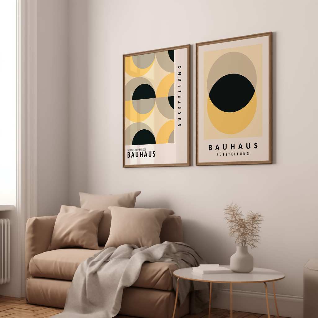 Bauhaus Jaune – Lot de 2 affiches