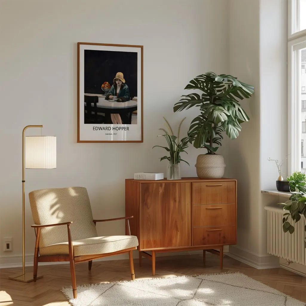 Edward Hopper Automat Vertical Poster