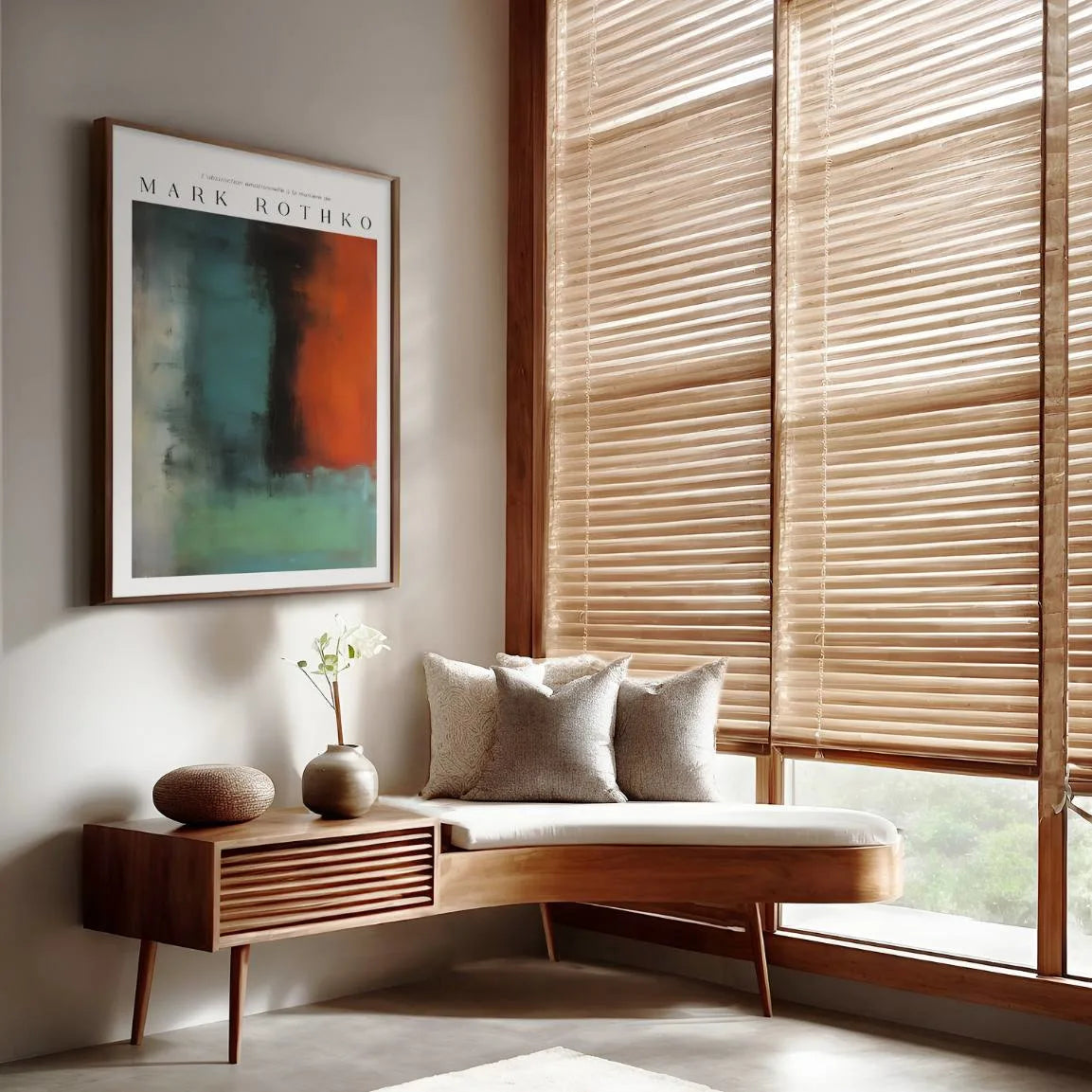 Rothko Green Depth Poster