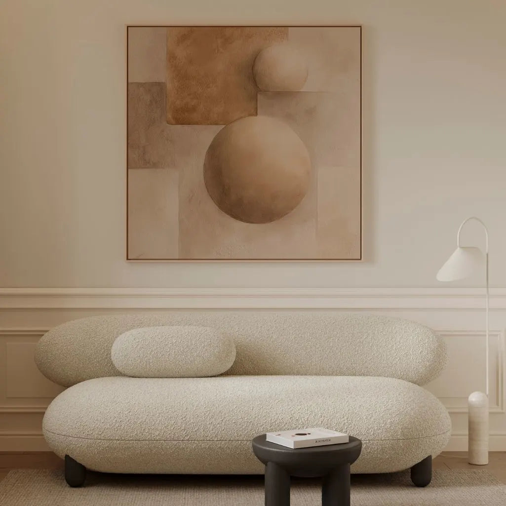Toile encadrée – Harmonie géométrique