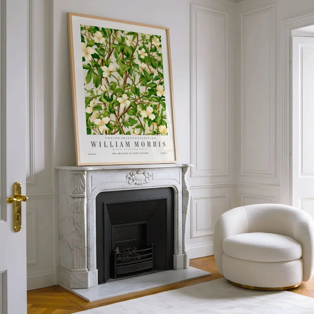 William Morris Jasmine Pattern Poster