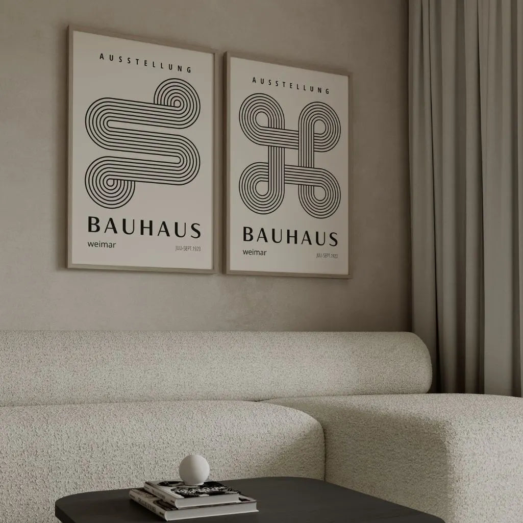 Bauhaus Line Set of 2 Posters