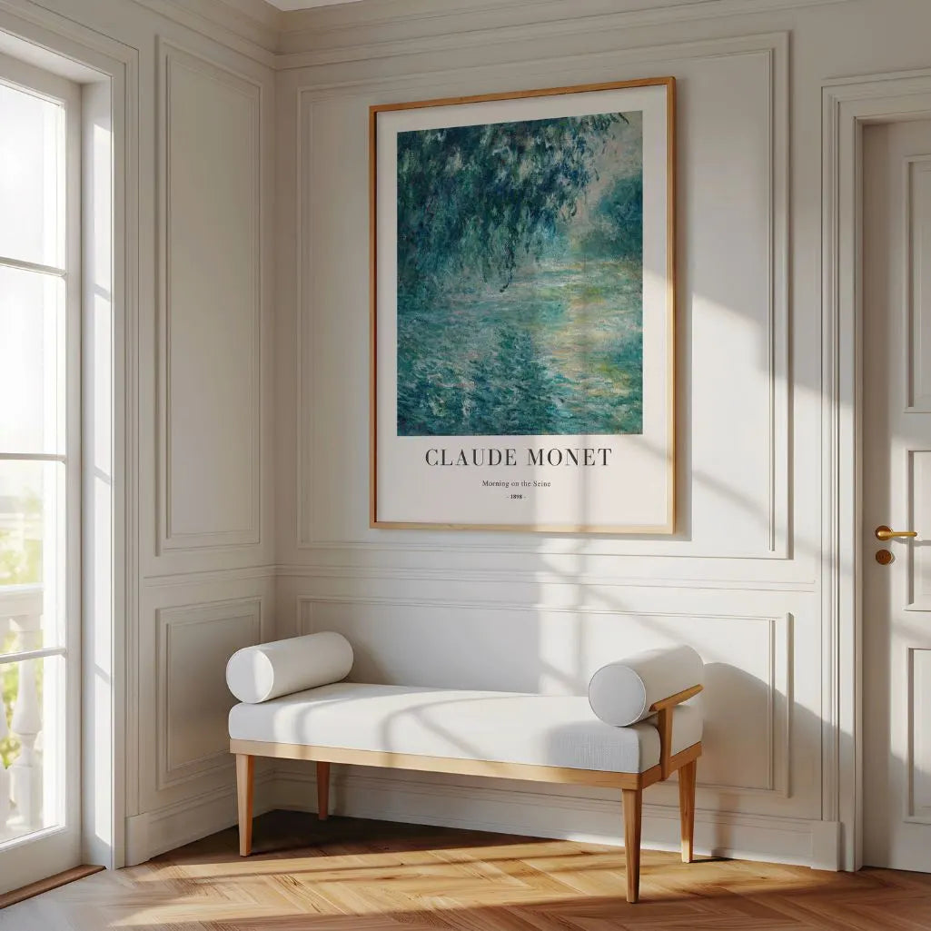Claude Monet – Matin sur la Seine (1898) Affiche