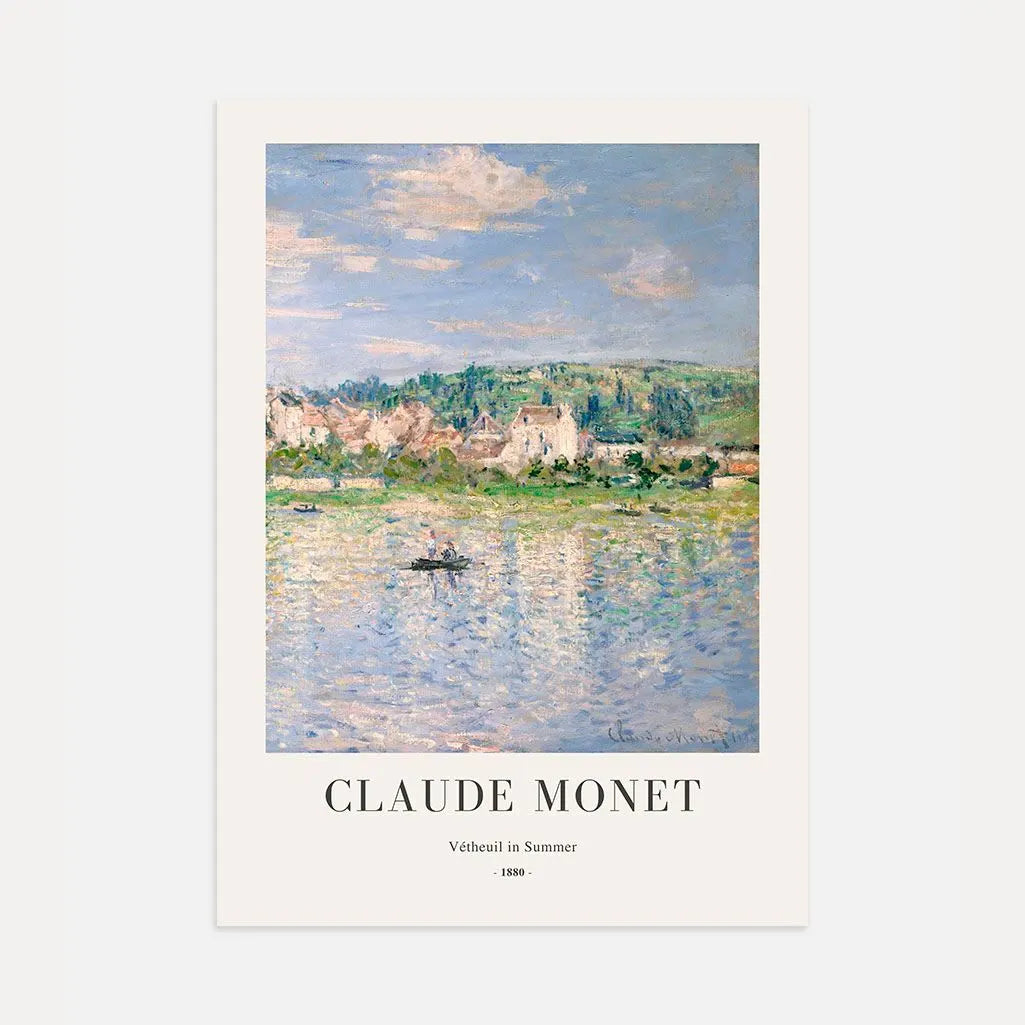 Claude Monet – Vétheuil en été (1880) Affiche