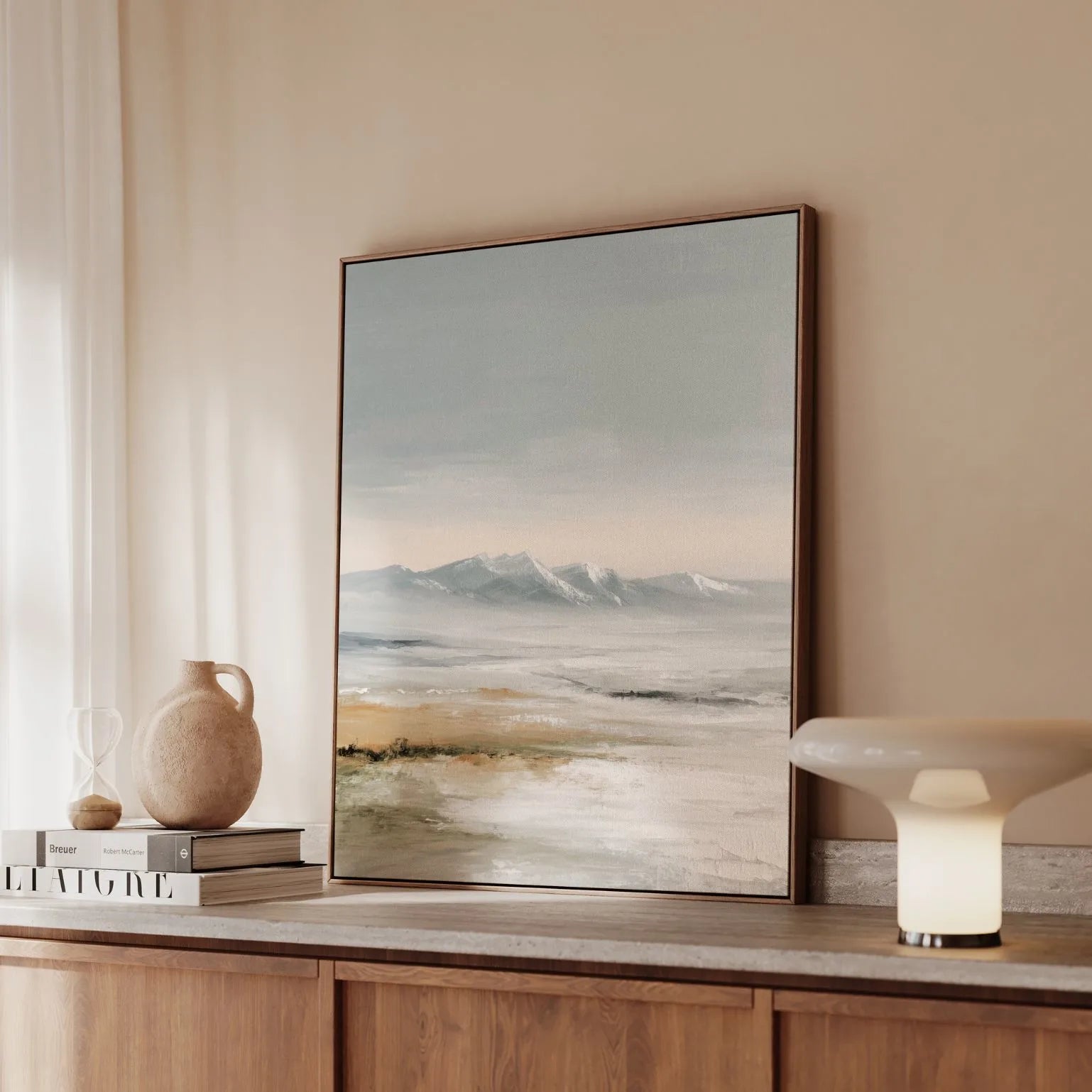 Toile encadrée – Murmure de l’horizon