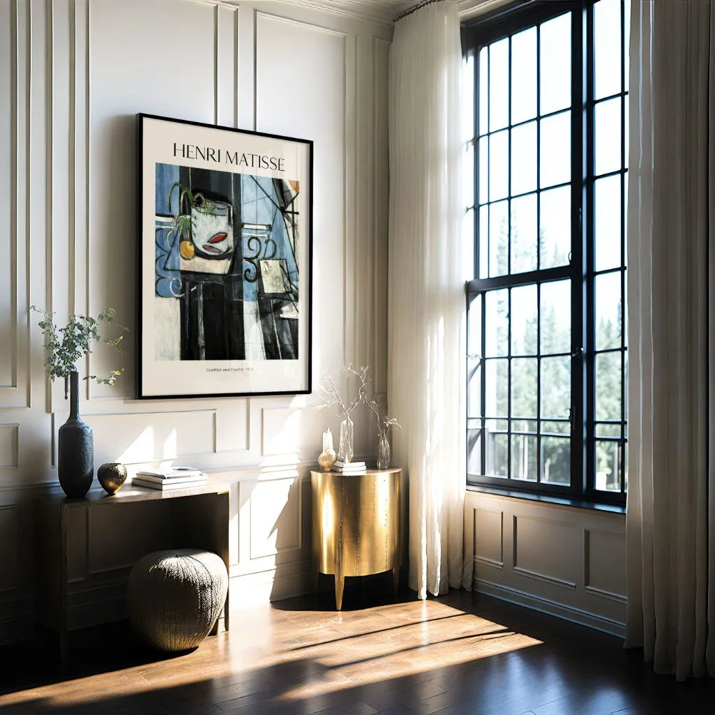 Henri Matisse Goldfish and Palette Poster