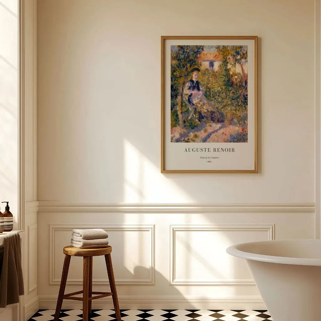 Auguste Renoir – Nini au jardin Affiche