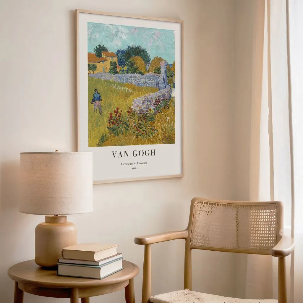 Vincent van Gogh Provence Farmhouse Poster