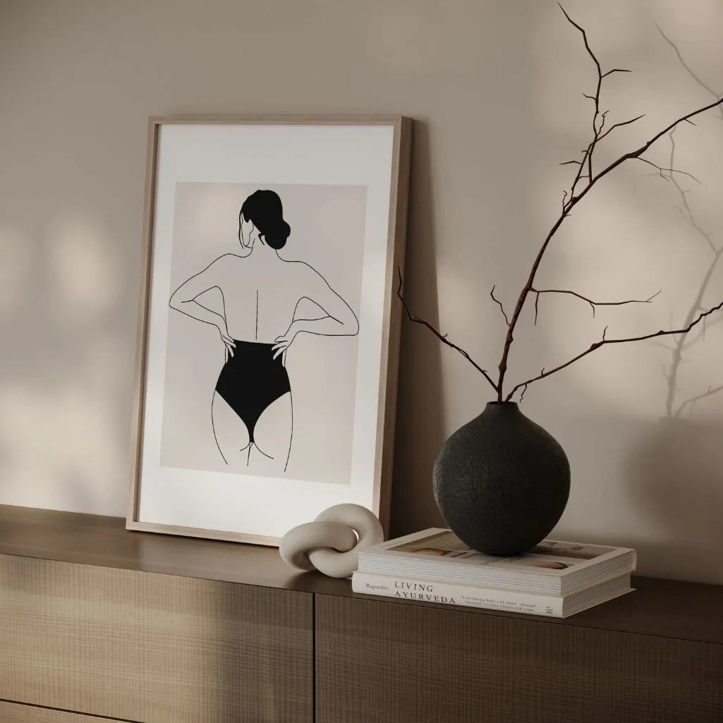 Affiche – Dos féminin