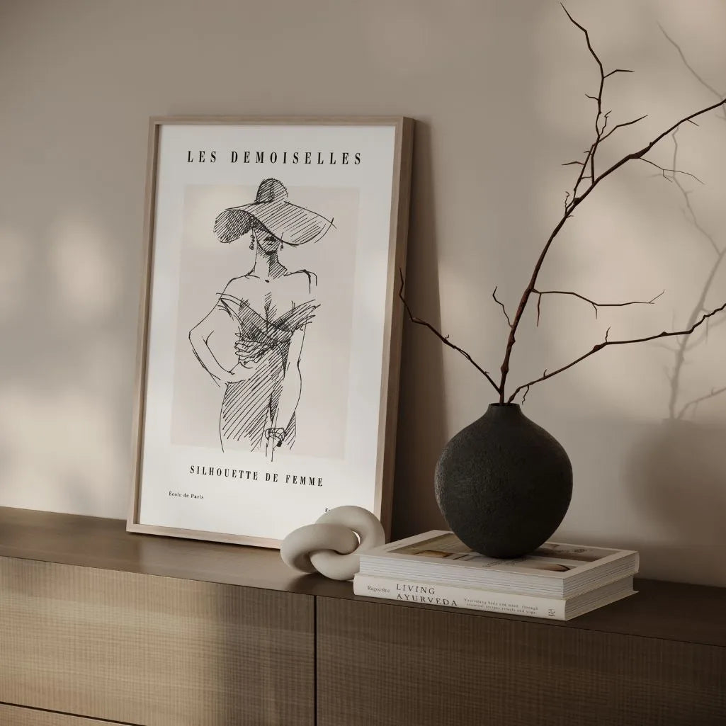 Affiche – Femme au chapeau