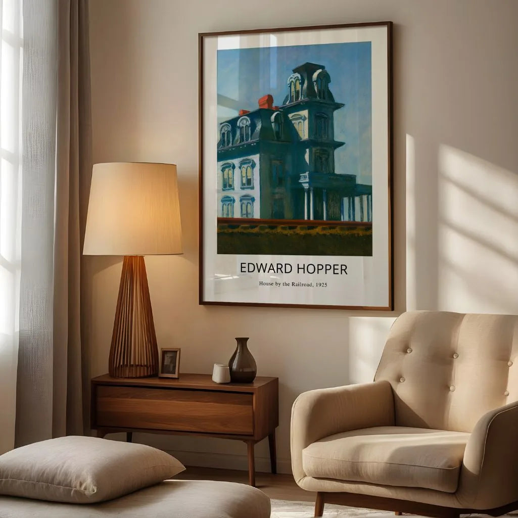Edward Hopper House by the Railroad Poster