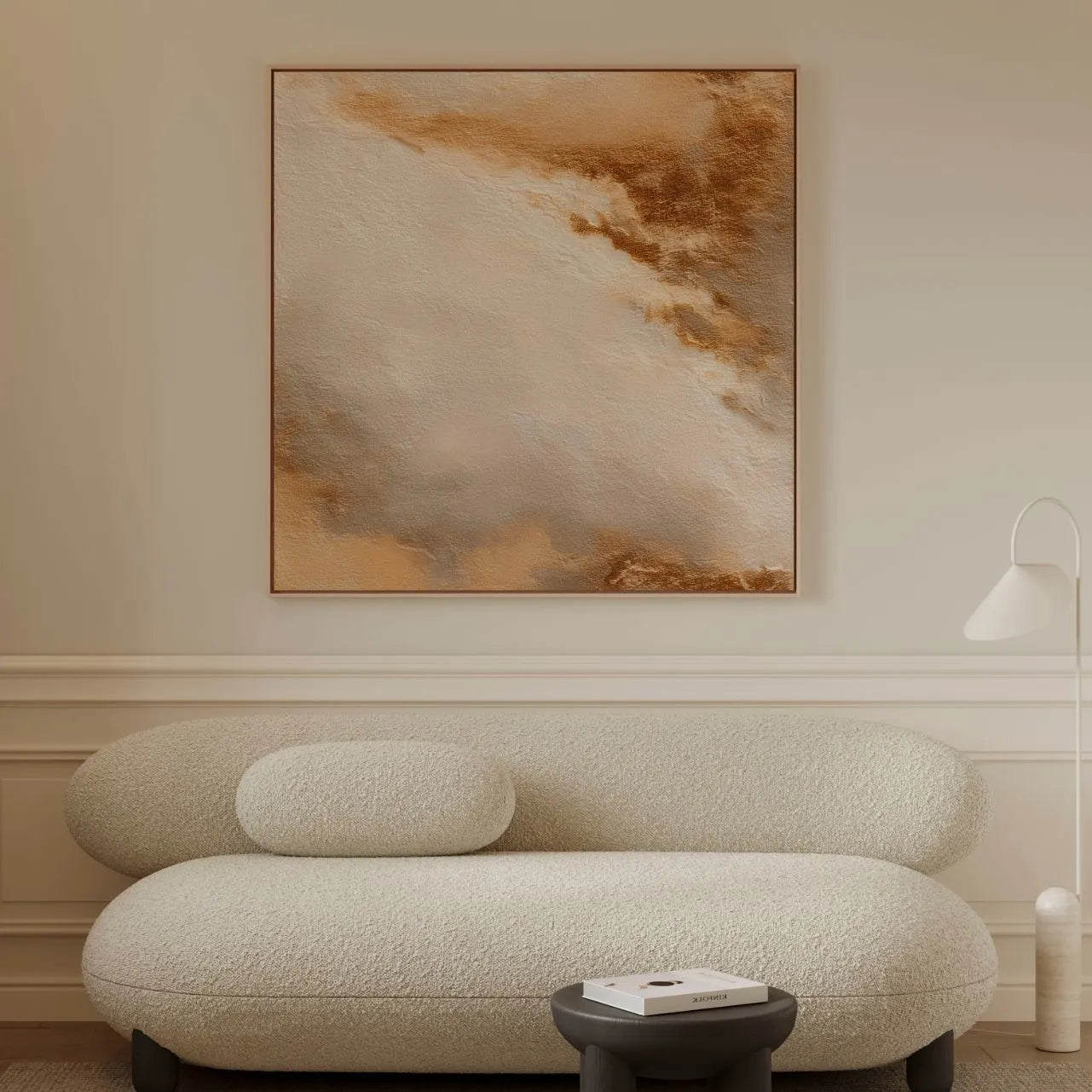Toile encadrée – Souffle de sable