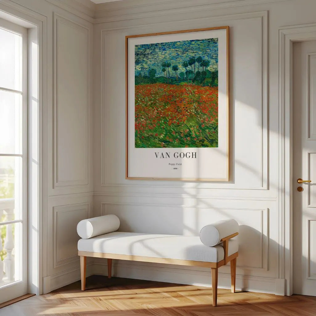 Vincent van Gogh Poppy Field Poster