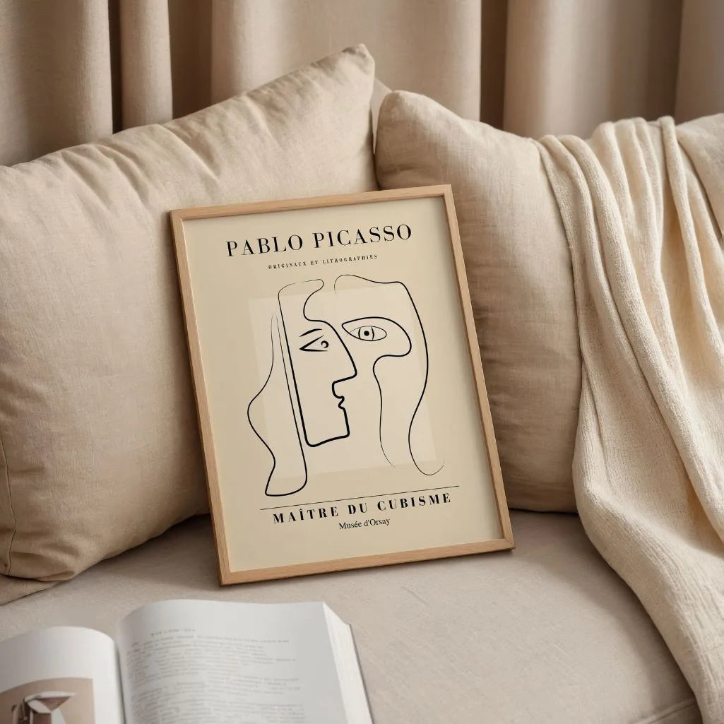 Picasso-Inspired Soul Dialogue Poster