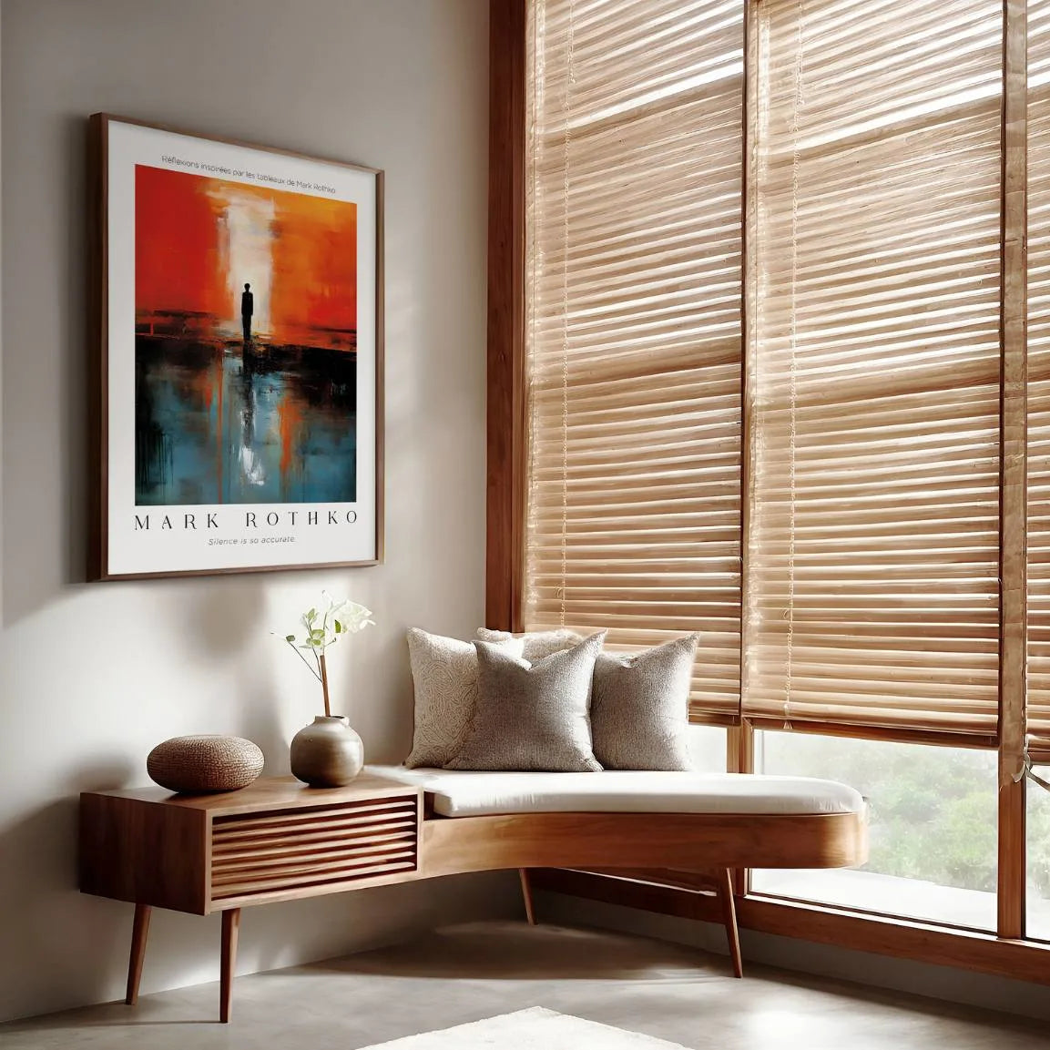 Rothko-Inspired Silence of Color Poster