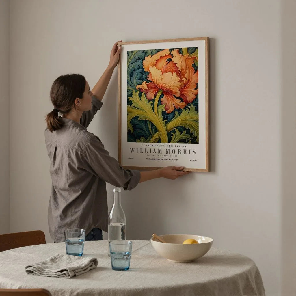 William Morris Floral Pattern Poster