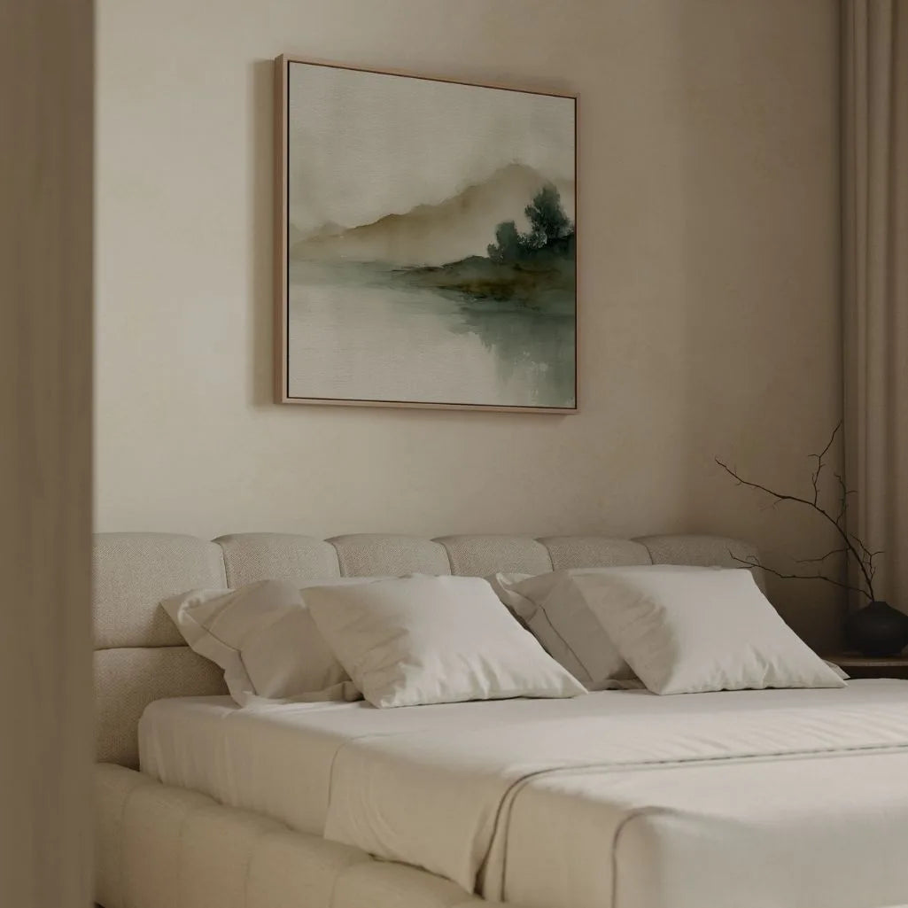 Toile encadrée – Matin brumeux
