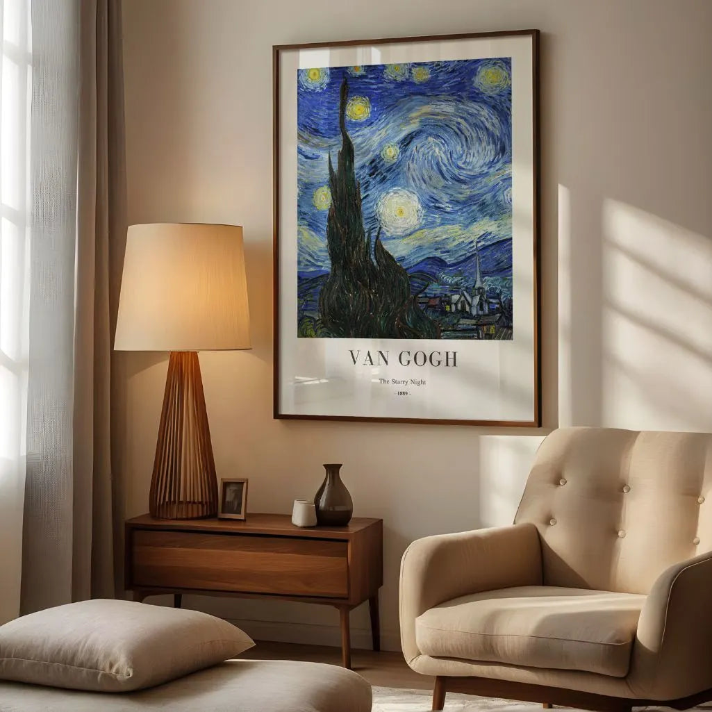 Affiche Vincent van Gogh – La Nuit étoilée