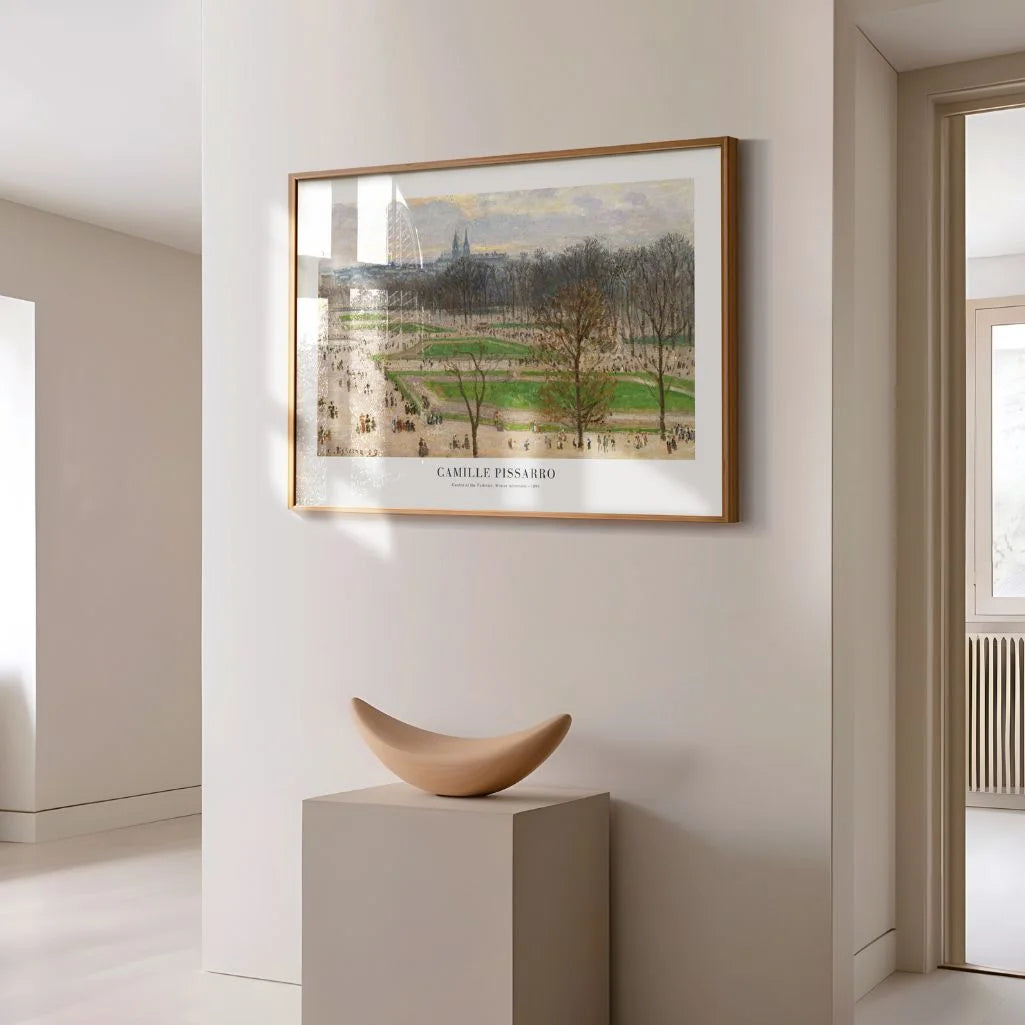 Pissarro Tuileries Garden Winter Poster