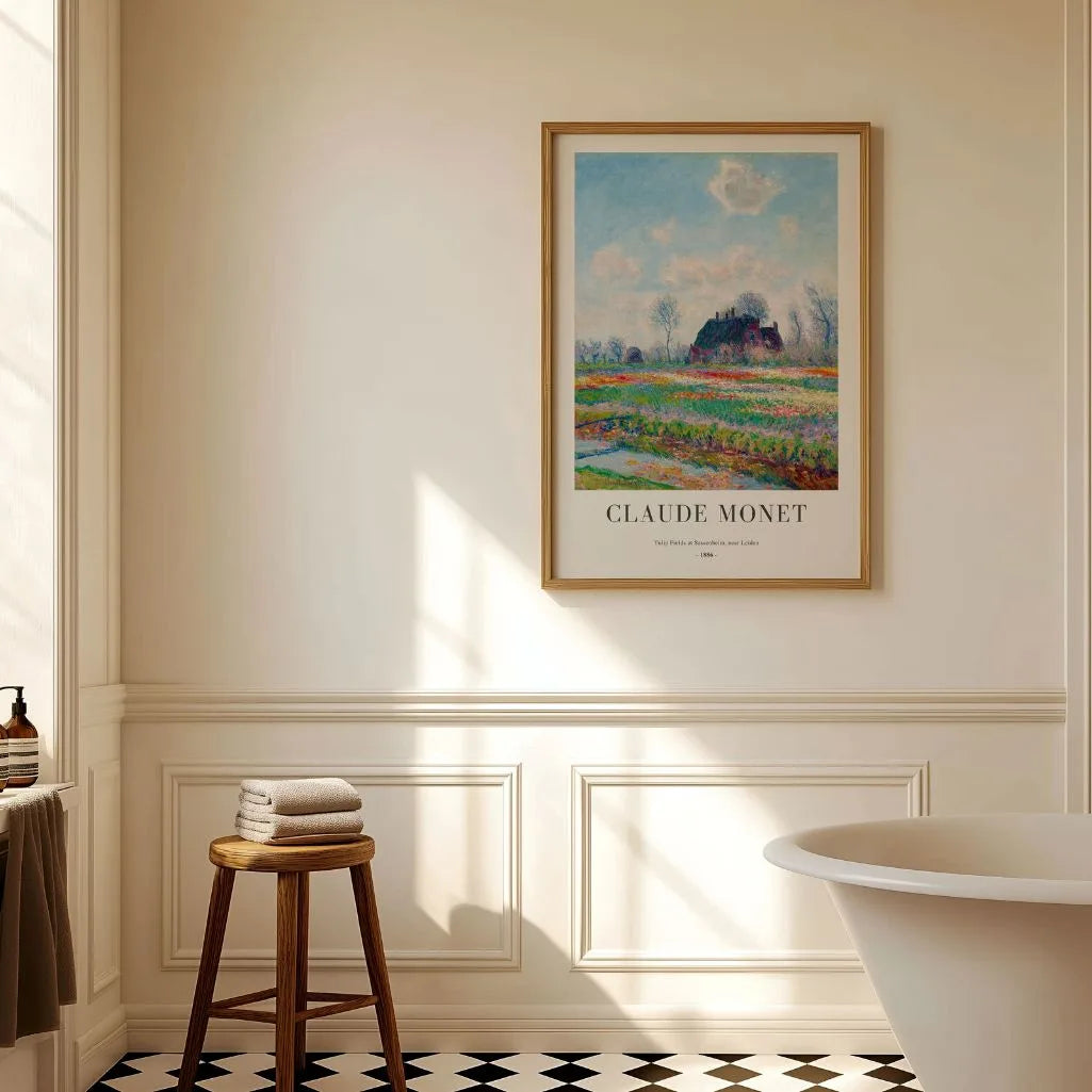 Monet Tulip Fields at Sassenheim Poster