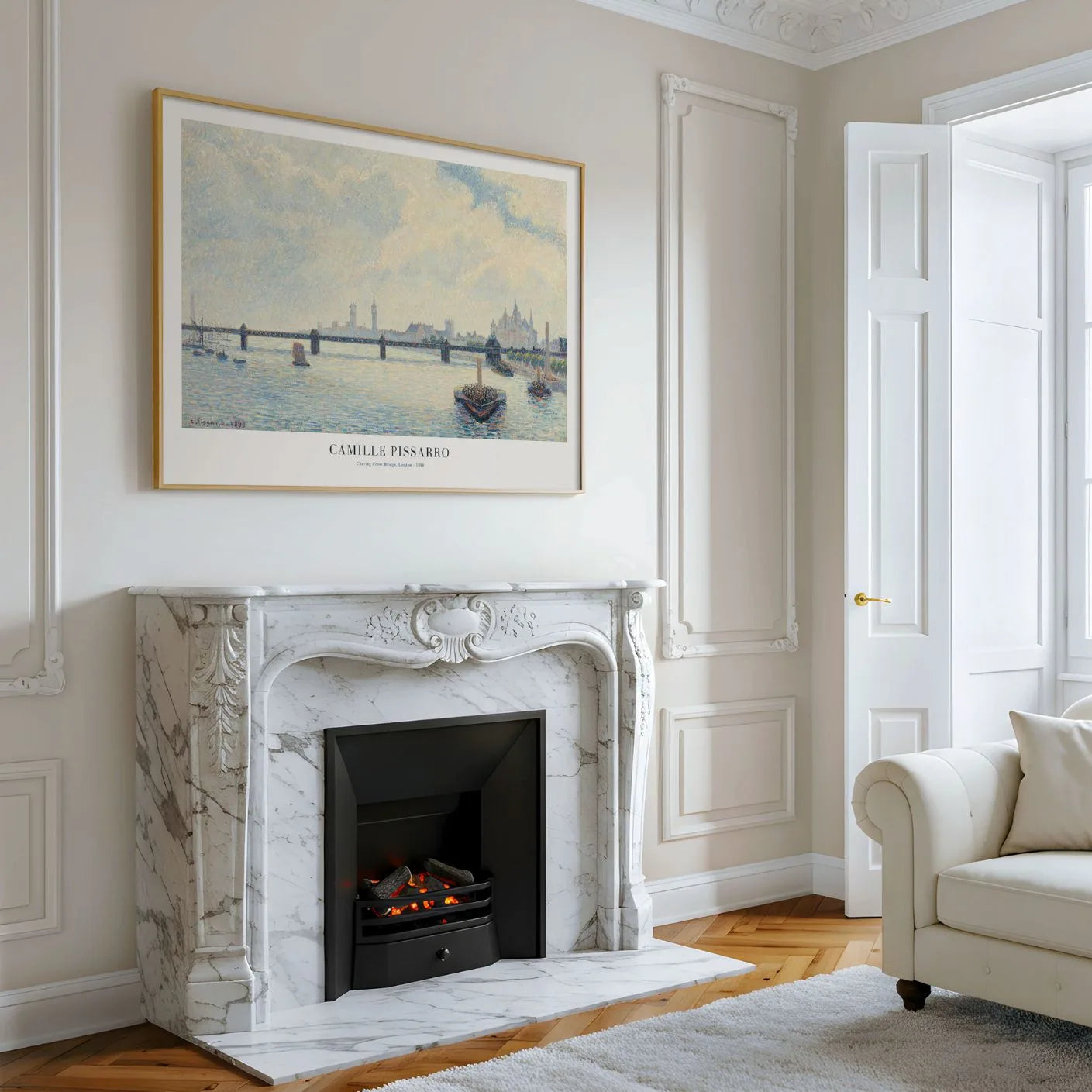 Pissarro Charing Cross Bridge London Poster