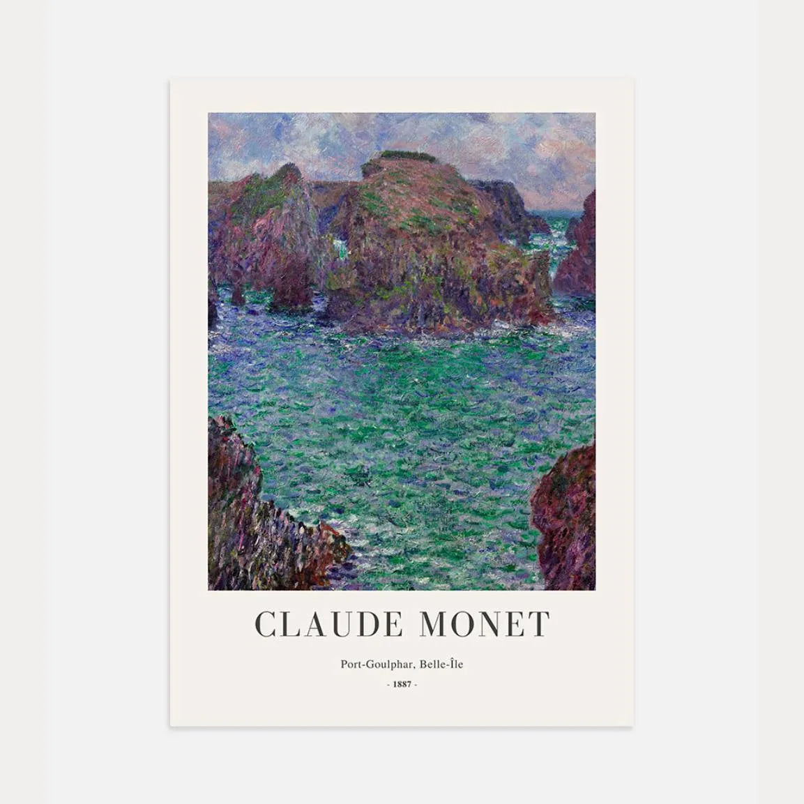 Affiche Claude Monet – Port-Goulphar, Belle-Île