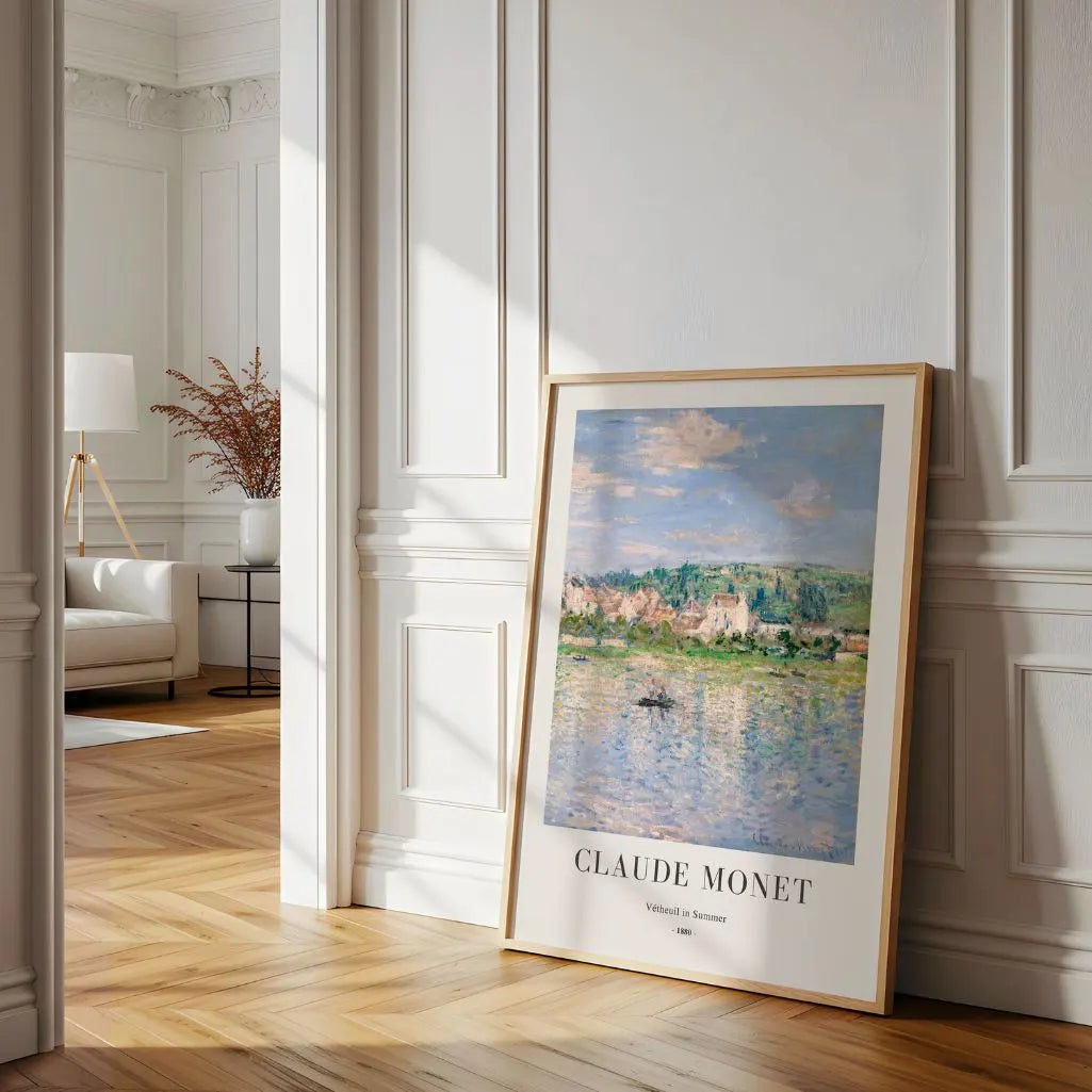Claude Monet – Vétheuil en été (1880) Affiche