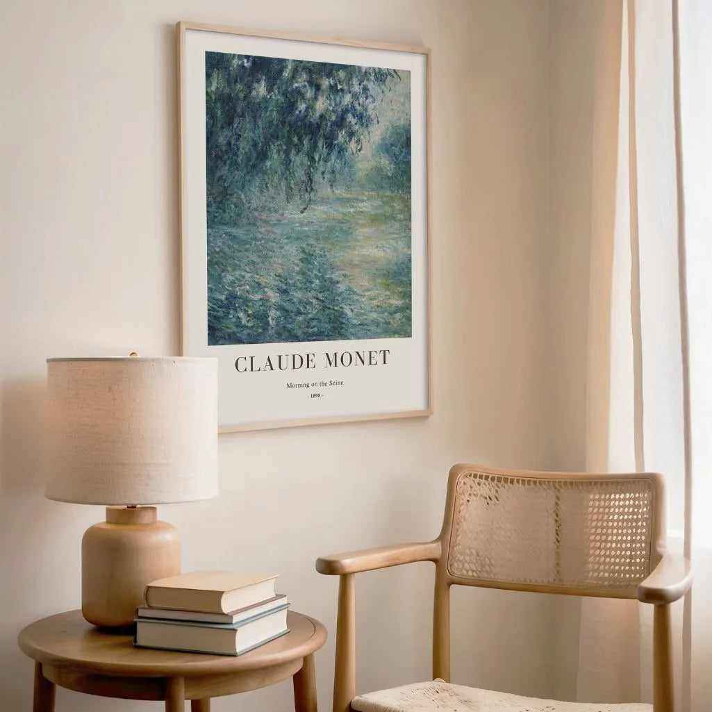 Claude Monet – Matin sur la Seine (1898) Affiche