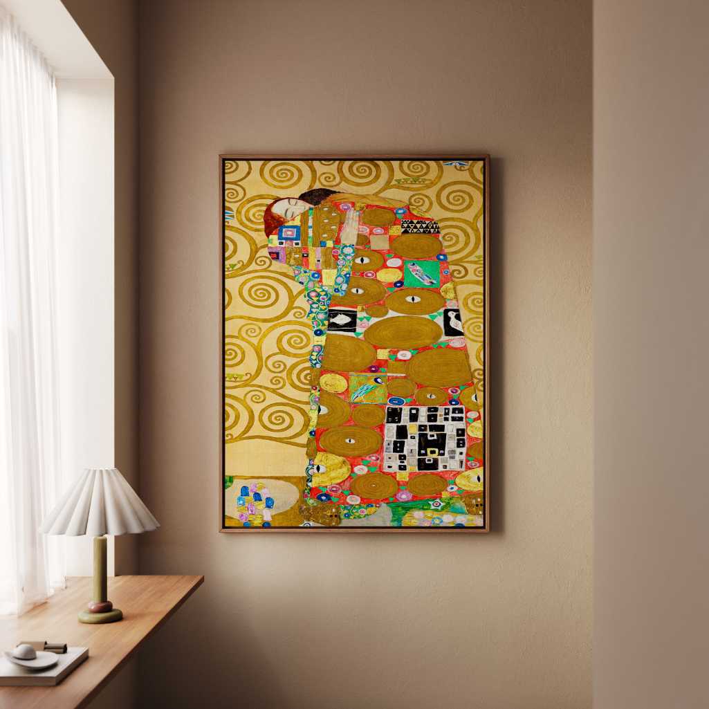 Framed Canvas Print Klimt Fulfillment