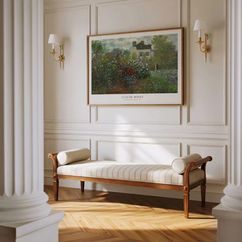 Affiche Claude Monet – Le Jardin de l’artiste à Argenteuil