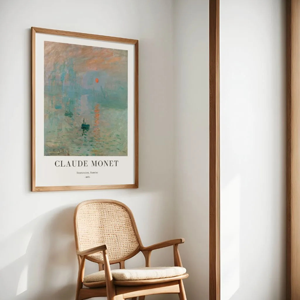 Claude Monet – Impression, Soleil levant Affiche
