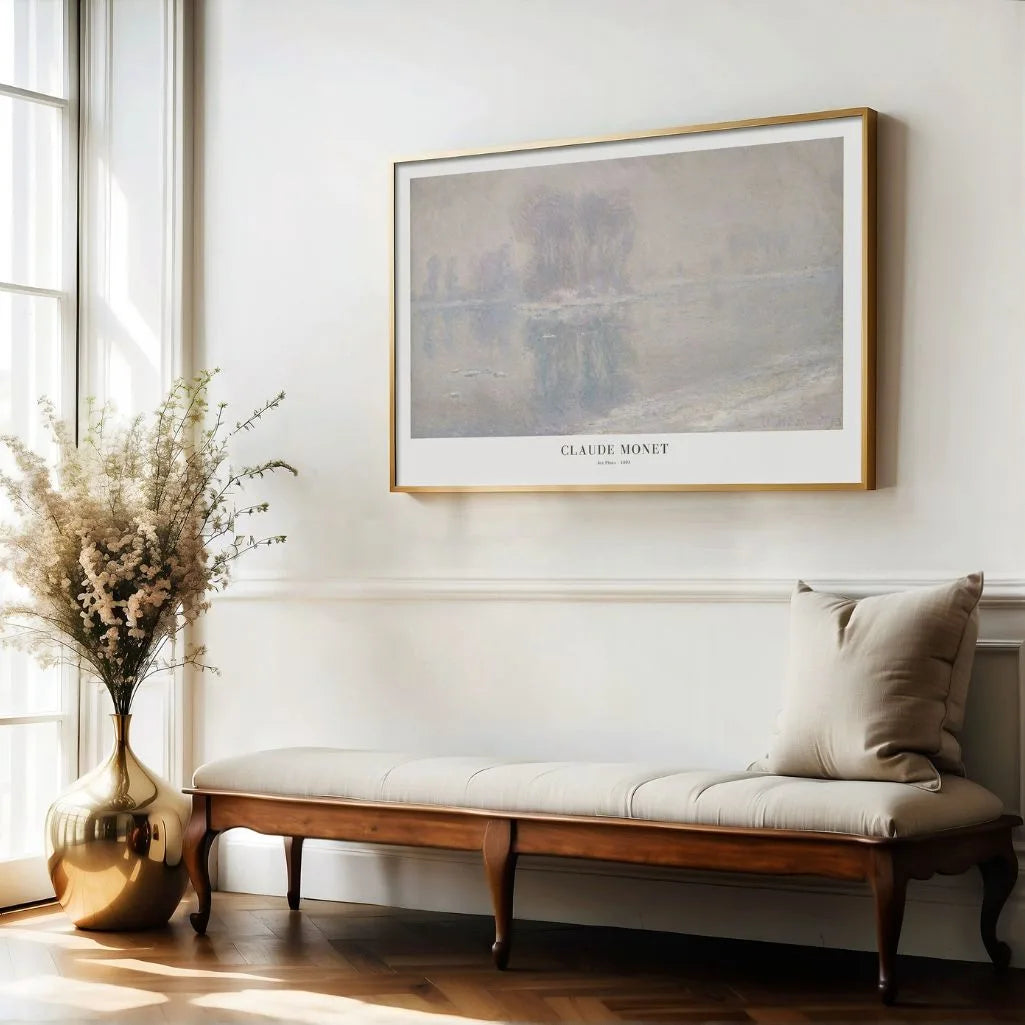 Affiche Claude Monet – Les Glaçons