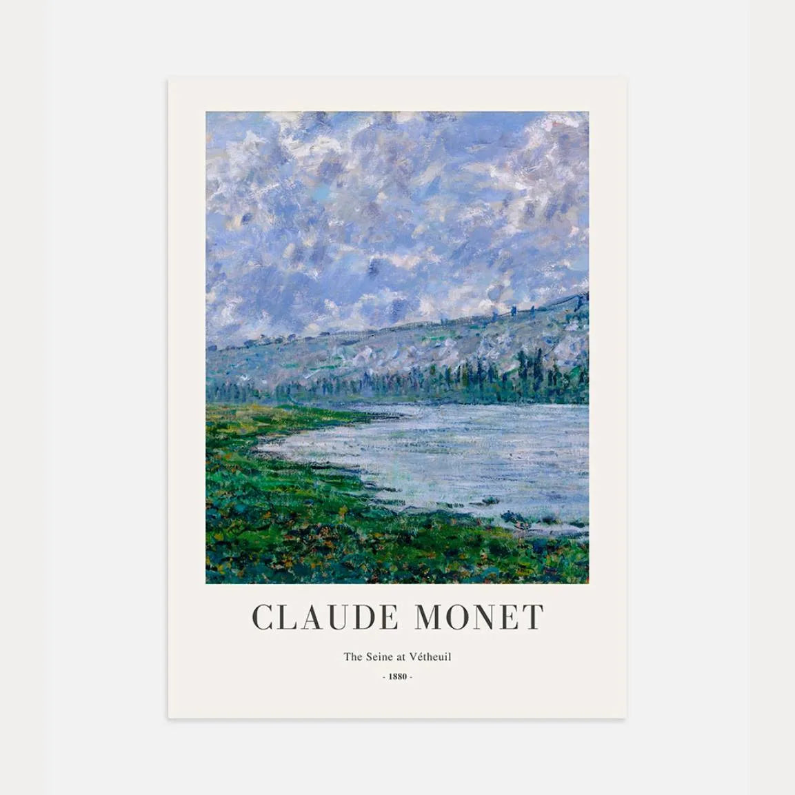 Affiche Claude Monet – La Seine à Vétheuil